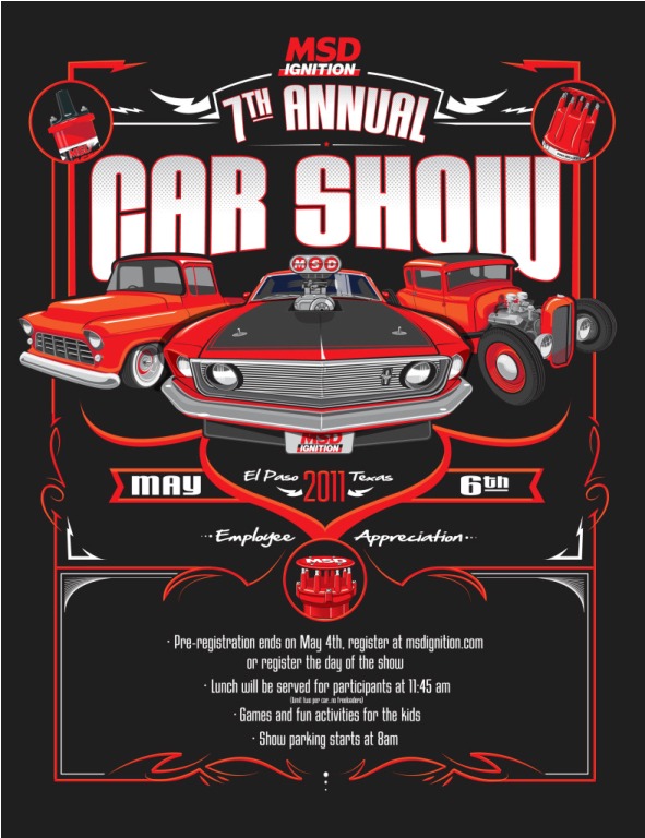 MSD car show flyer